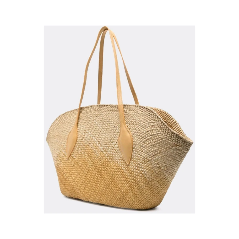 THEMOIRè Straw Clutch Tas Beige Dames