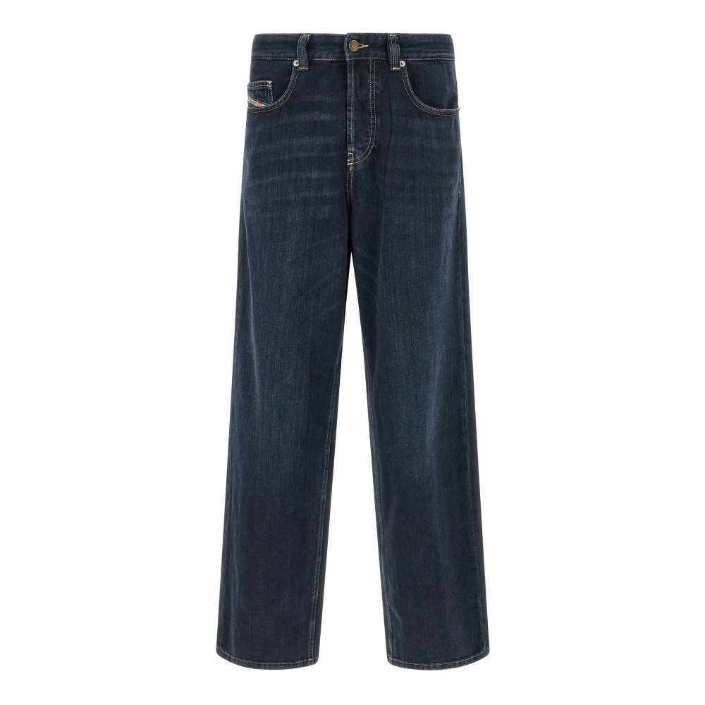 Diesel Mannelijk Blauw Jeans Heren, W34, Katoen, 2001 D-Macro Jeans