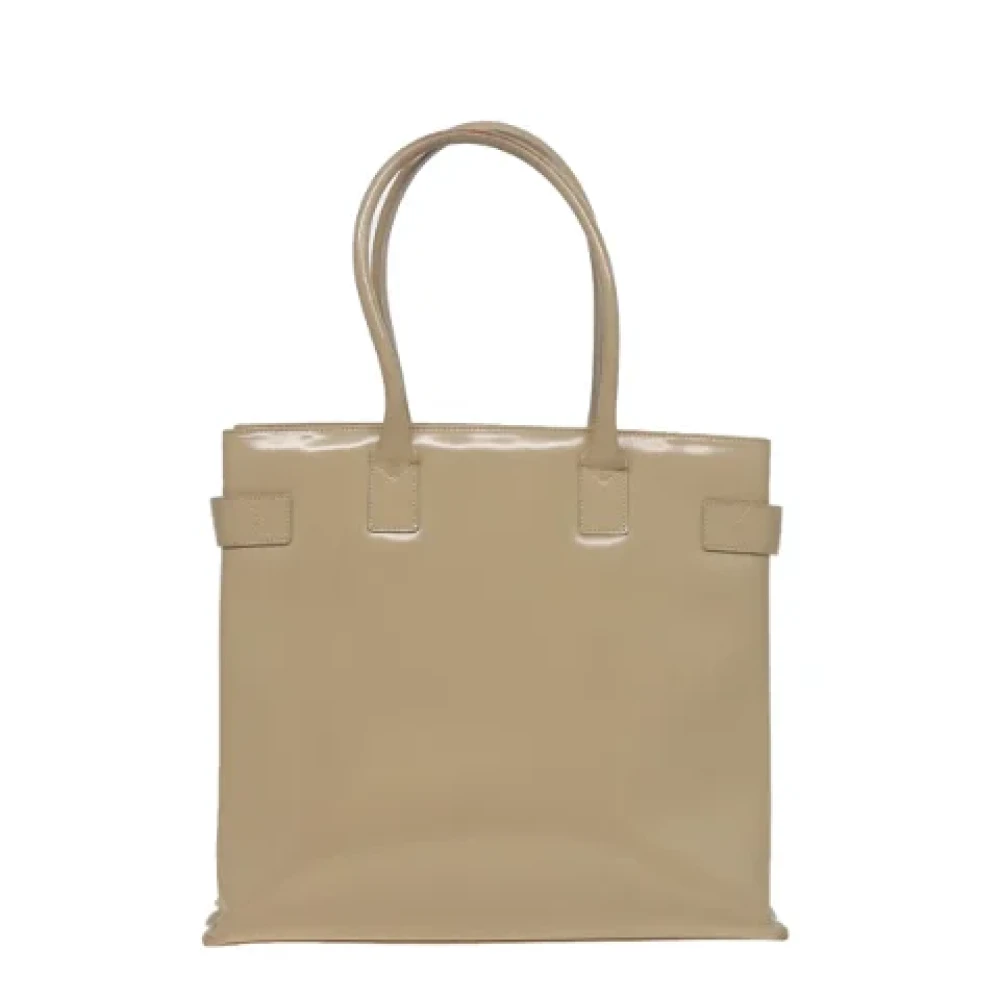 Gucci Vintage Pre-owned Coated canvas totes Beige Dames