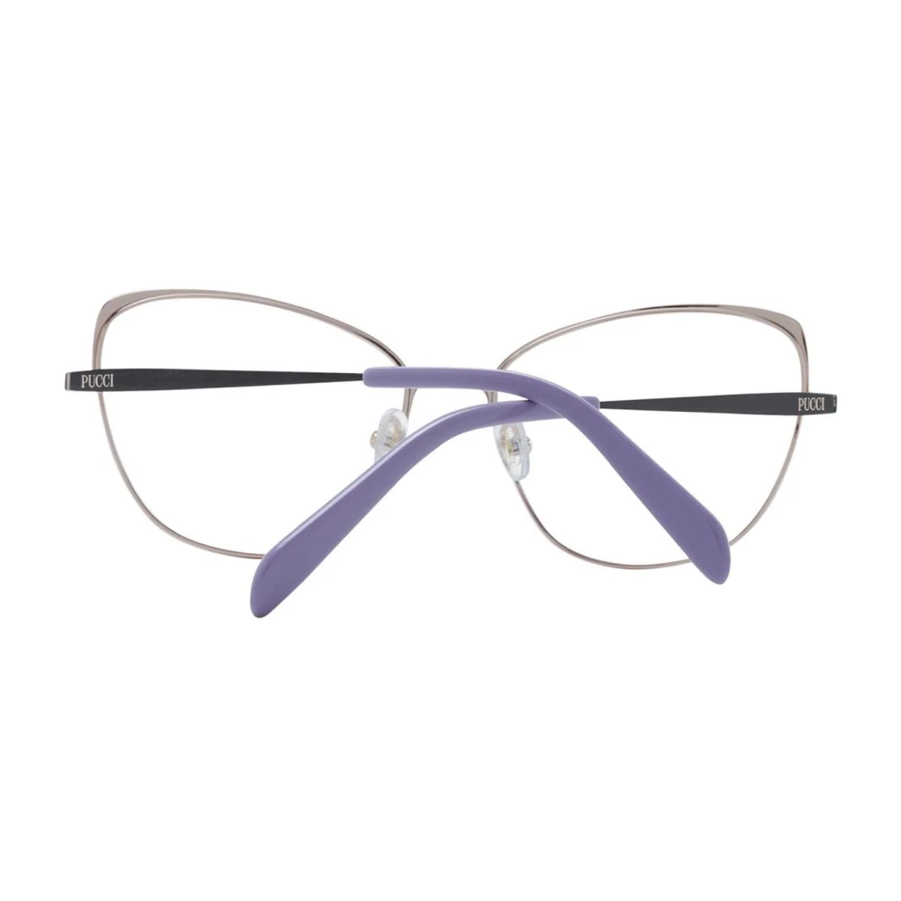 EMILIO PUCCI Zwarte Cat Eye Optische Frames Black Dames