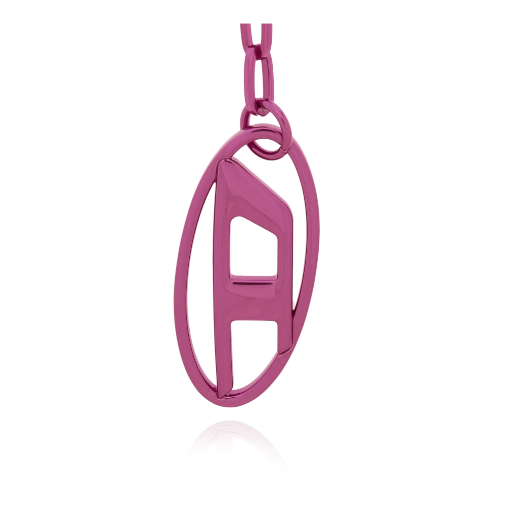 Diesel Sleutelhanger met logo Pink Dames