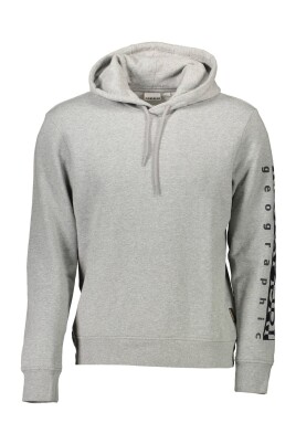 sweat-a-capuche-manches-longues-gris