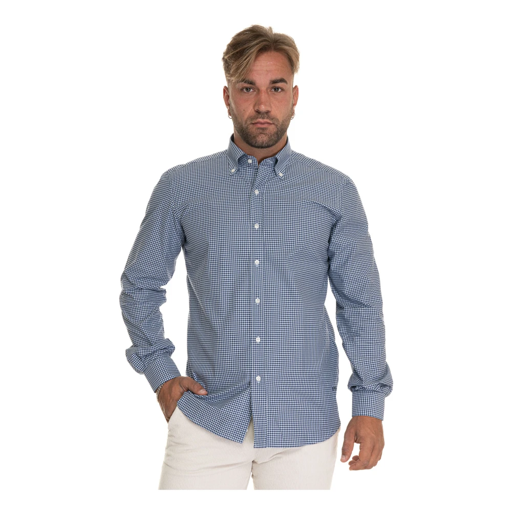 Fay Stijlvol Klassiek Shirt voor Mannen Blue Heren