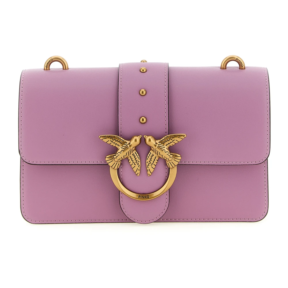 Pinko Love One Mini Bolso Bandolera Bags Mujer Púrpura 