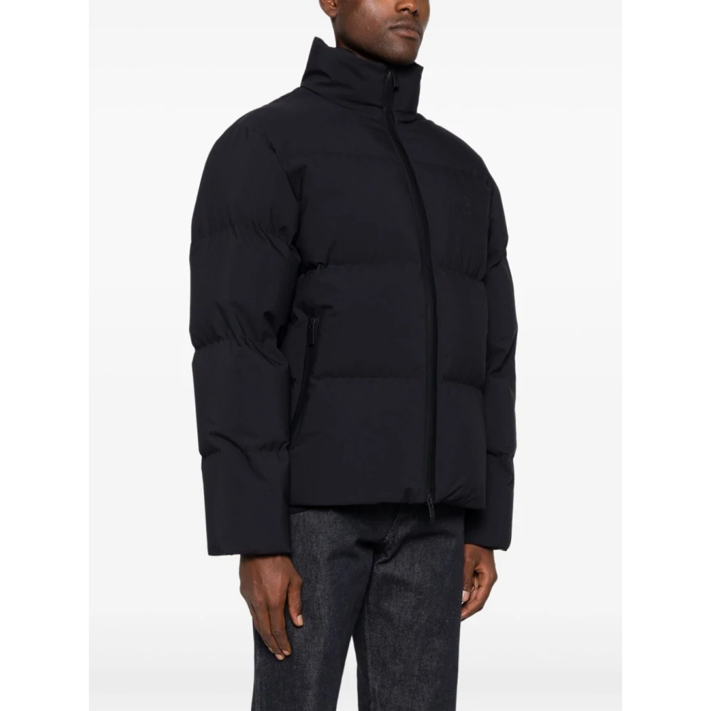 Moncler Blauwe Parka voor Moderne Man Blue Heren