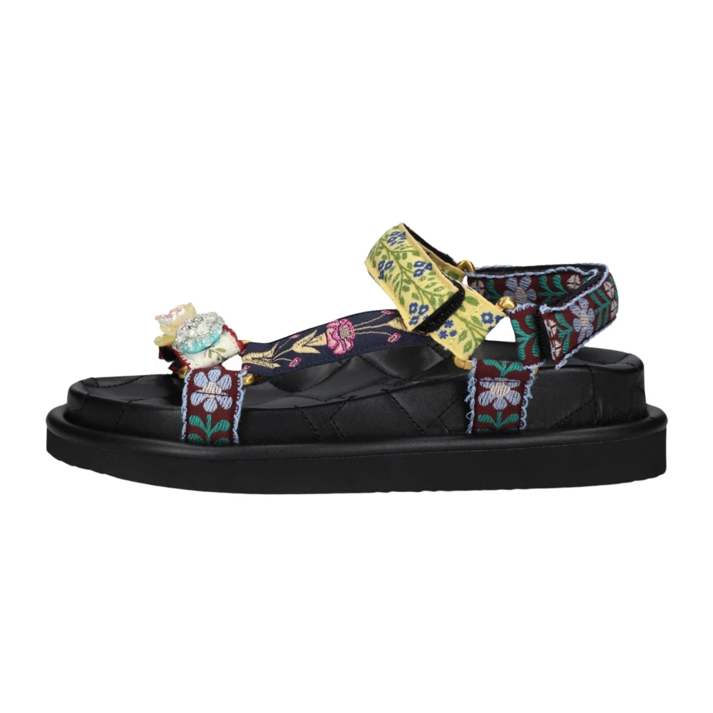 Kurt Geiger Women's Black Flat Sandals, 8 Uk, Orson Sandal
