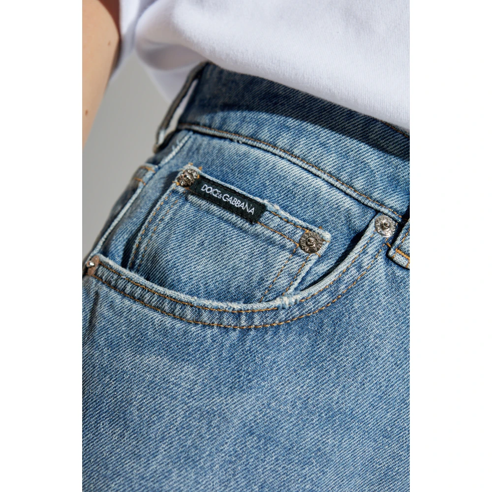 Dolce & Gabbana Jeans met zakken Blue Dames