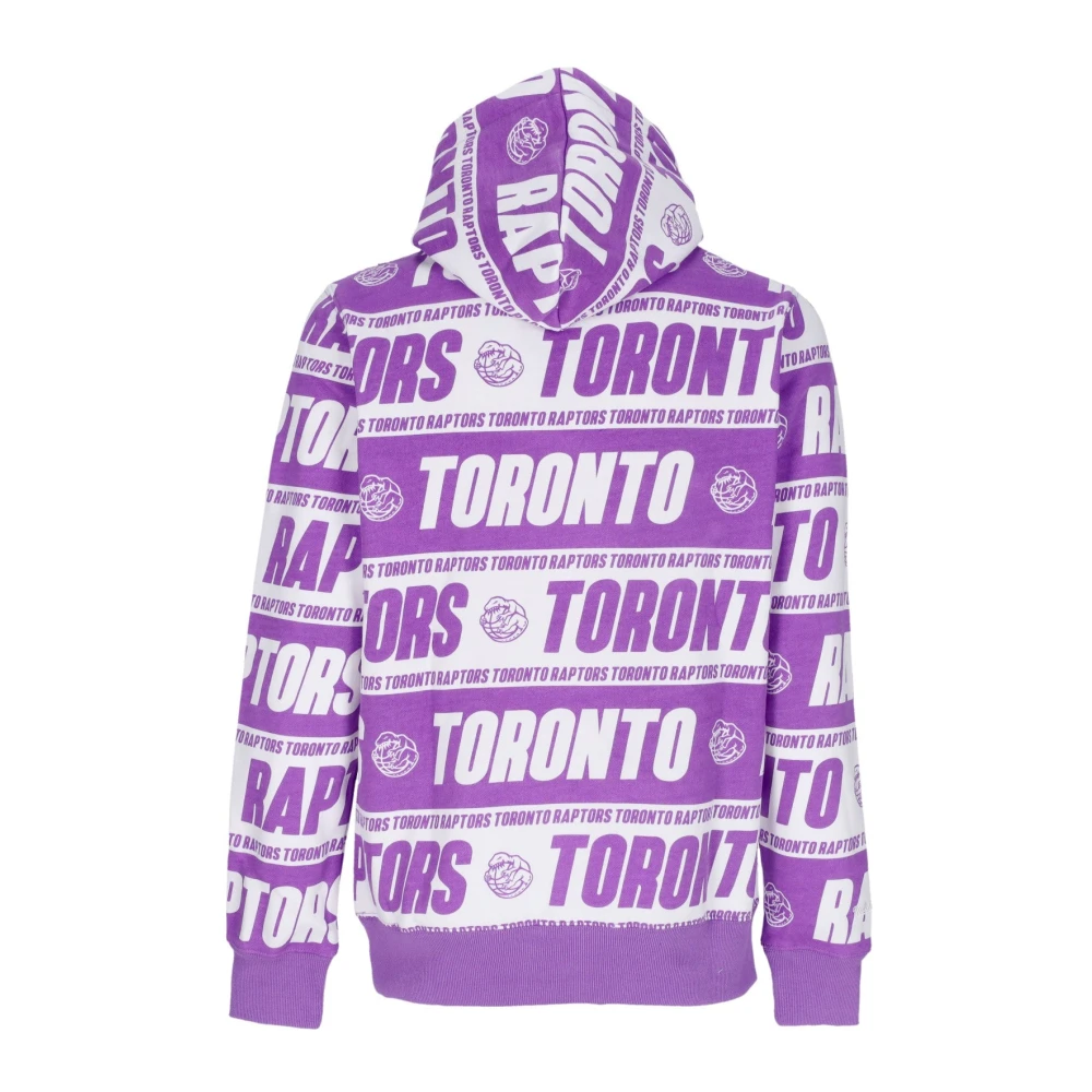 Mitchell & Ness Toronto Raptors Hoodie Hardwood Classics Paars Purple Heren