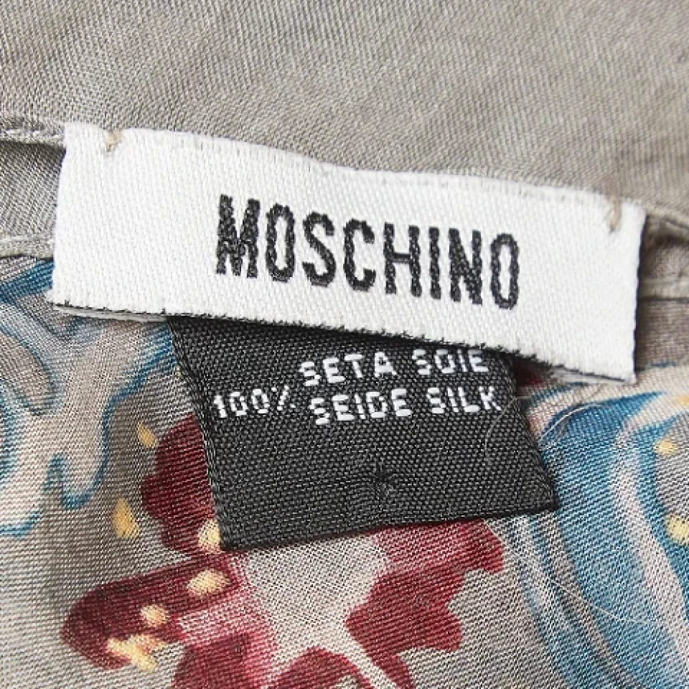 Moschino Pre-Owned Pre-owned Silk scarves Multicolor Dames