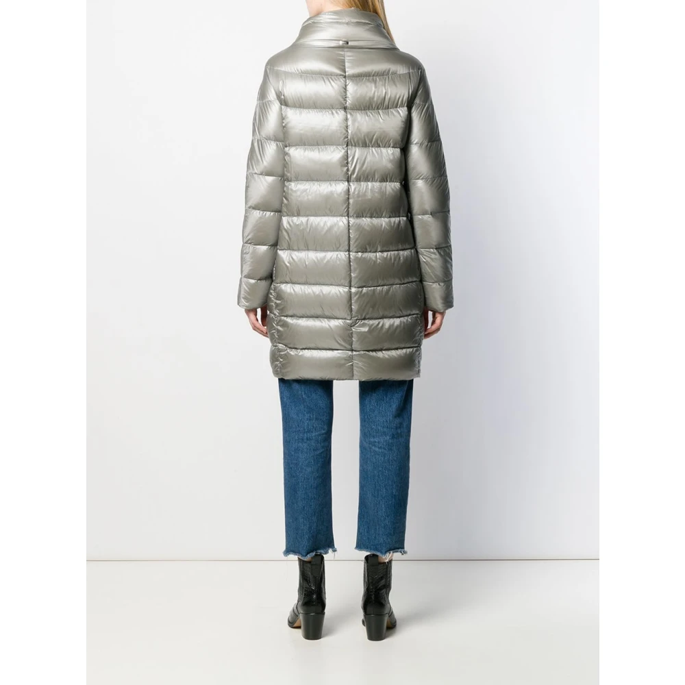 Herno Stijlvolle Parka Jas voor Mannen Gray Dames