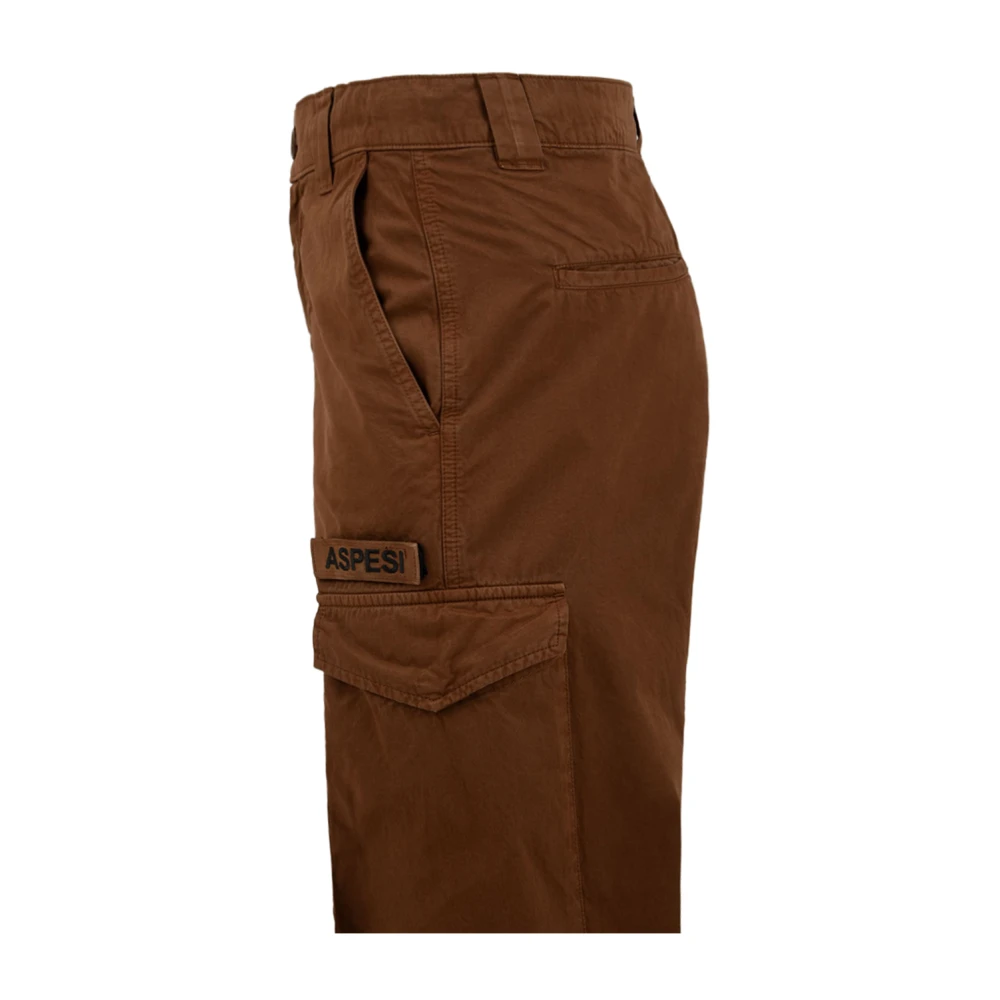 Aspesi Slim-fit Trousers Brown Heren