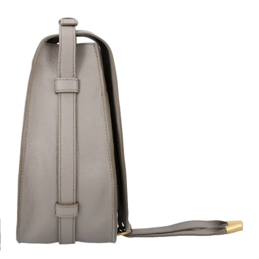 Chloé Leather handbags Gray Dames