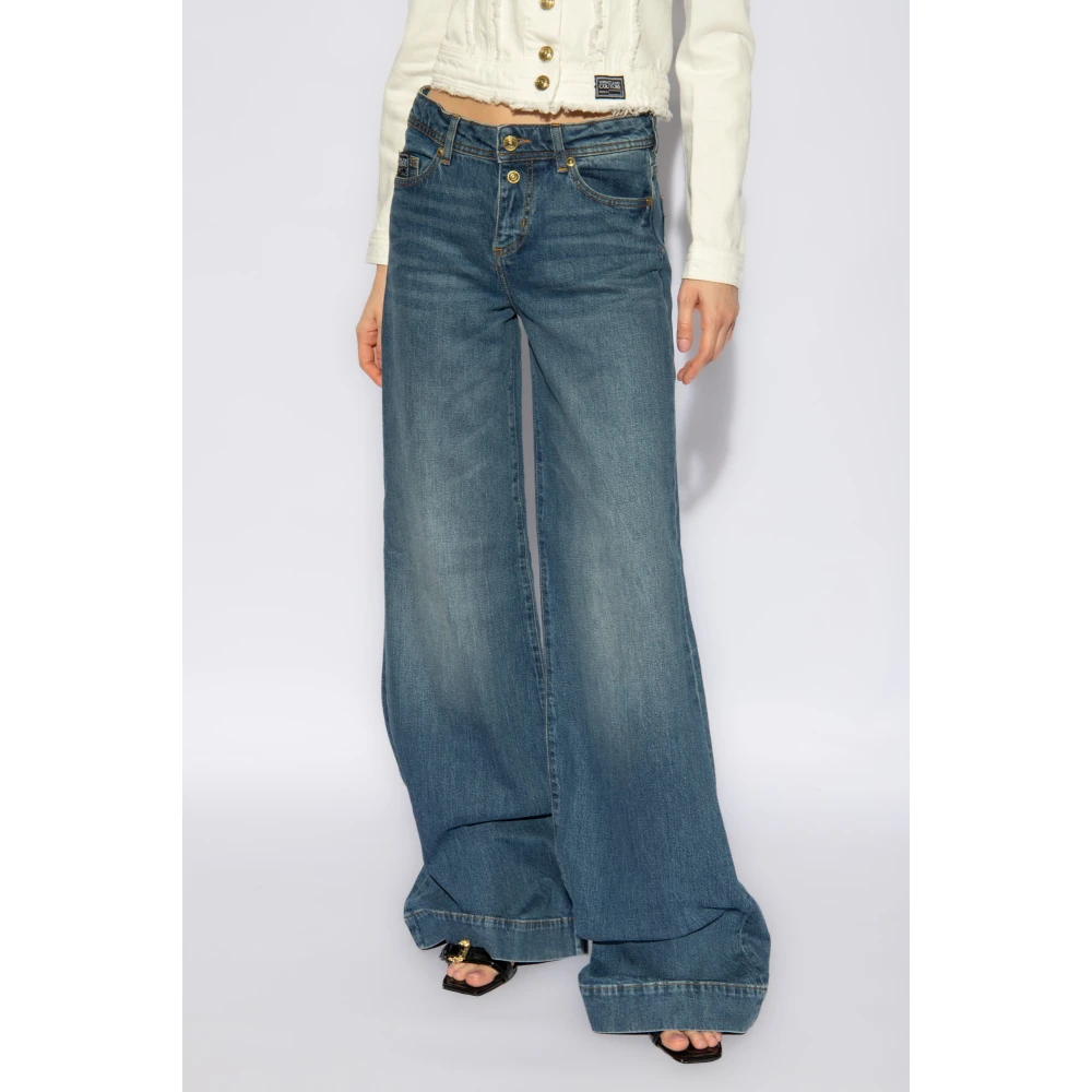 Versace Jeans Couture Flared jeans Blue Dames