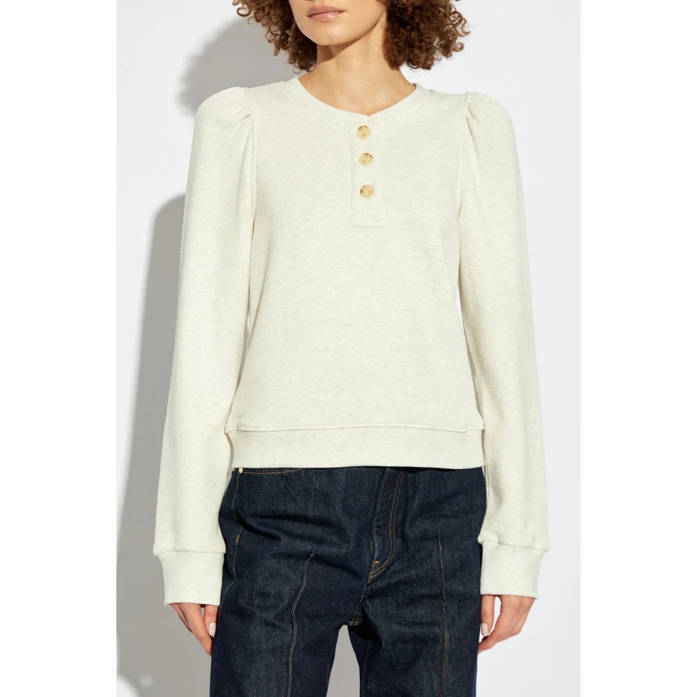 Ulla Johnson Sweatshirt Hudson Beige Dames