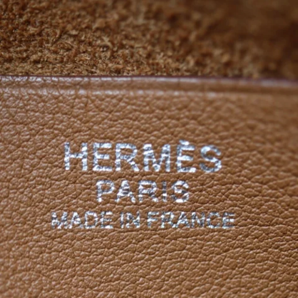 Hermès Vintage Pre-owned Leather shoulder-bags Brown Dames