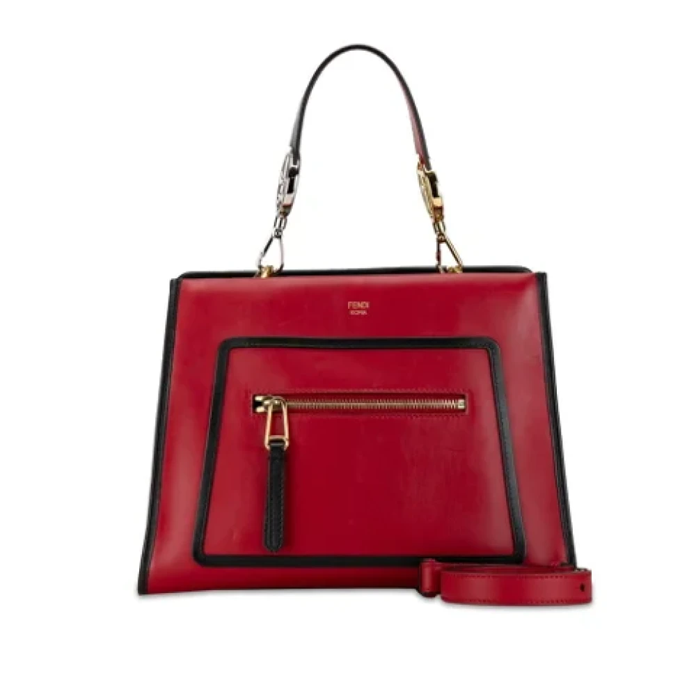 Fendi Vintage Pre-owned Leather fendi-bags Red Dames