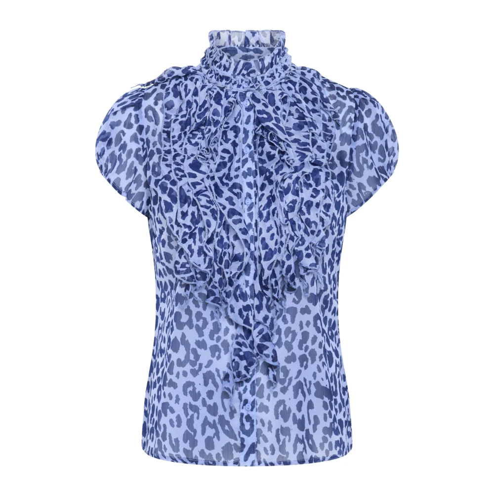 Saint Tropez Women's Multicolor Liljasz Crinkle Ss Shirt - Blouses - Xs - Blouses & Shirts
