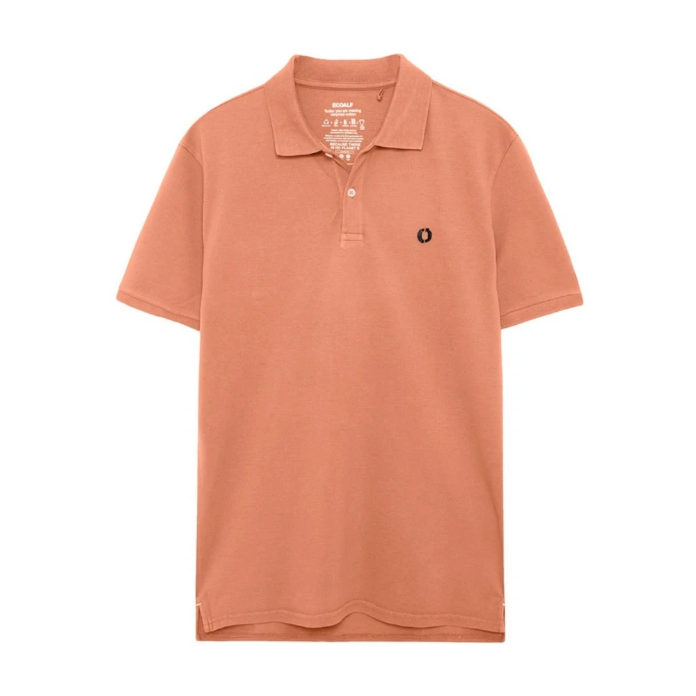 Ecoalf Polo Shirts Orange Heren