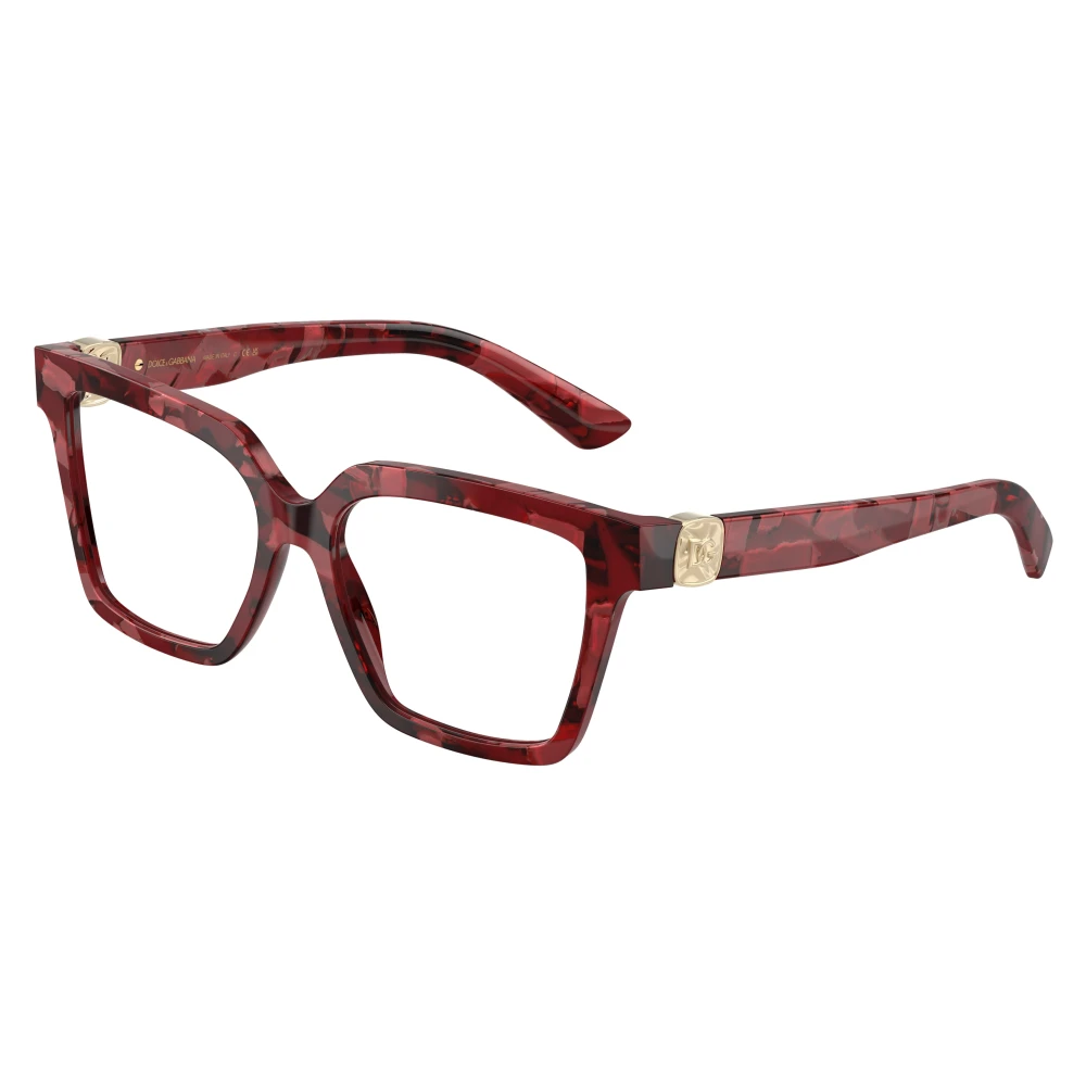 Dolce & Gabbana Women's Red Glasses, 53 Mm, Optical Frame