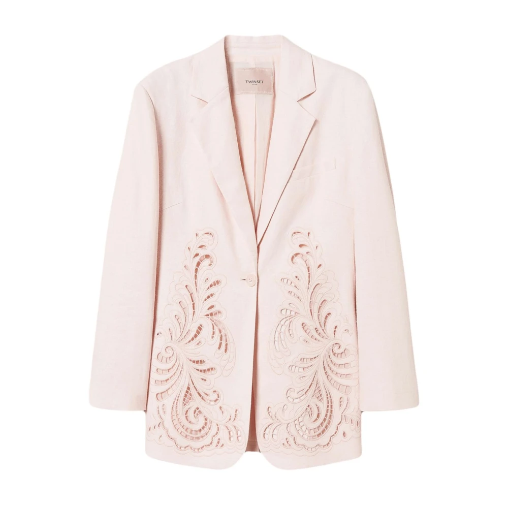 Twinset Roze Jasje Set Stijlvol Pink Dames