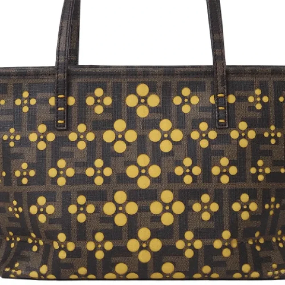 Fendi Vintage Pre-owned Plastic fendi-bags Brown Dames