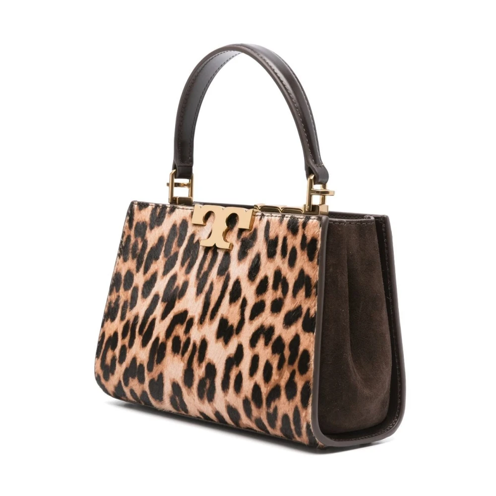 TORY BURCH Eleanor Mini Tote Tas Brown Dames