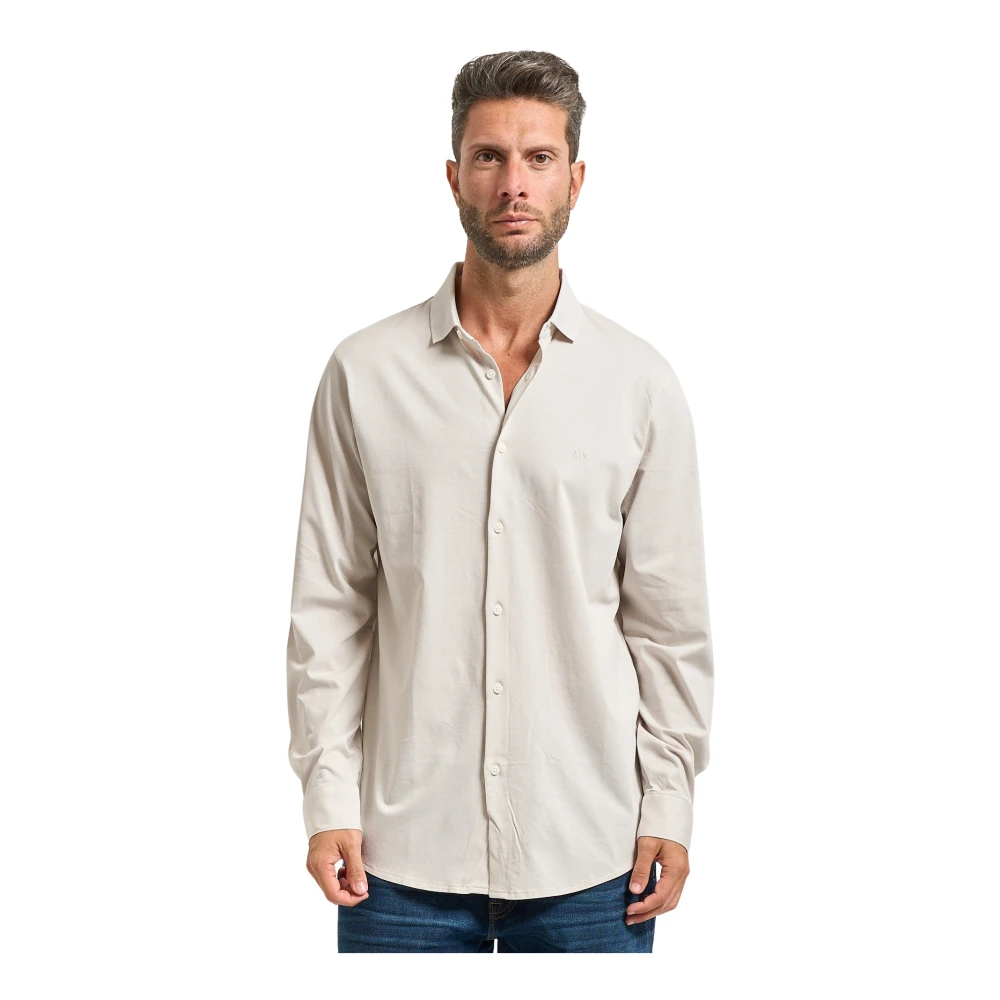 Armani Exchange Herren Weiß Shirts, Lgröße: