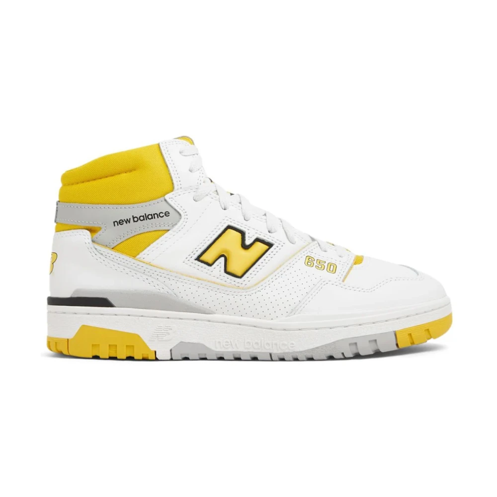 New Balance Men's White Sneakers, 8 Uk, High-Top Trainers