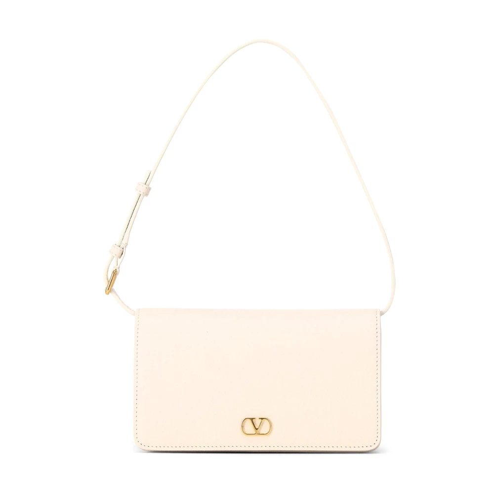 Valentino Women's Beige Shoulder Bags, One Size, Vlogo Signature Shoulder Bag
