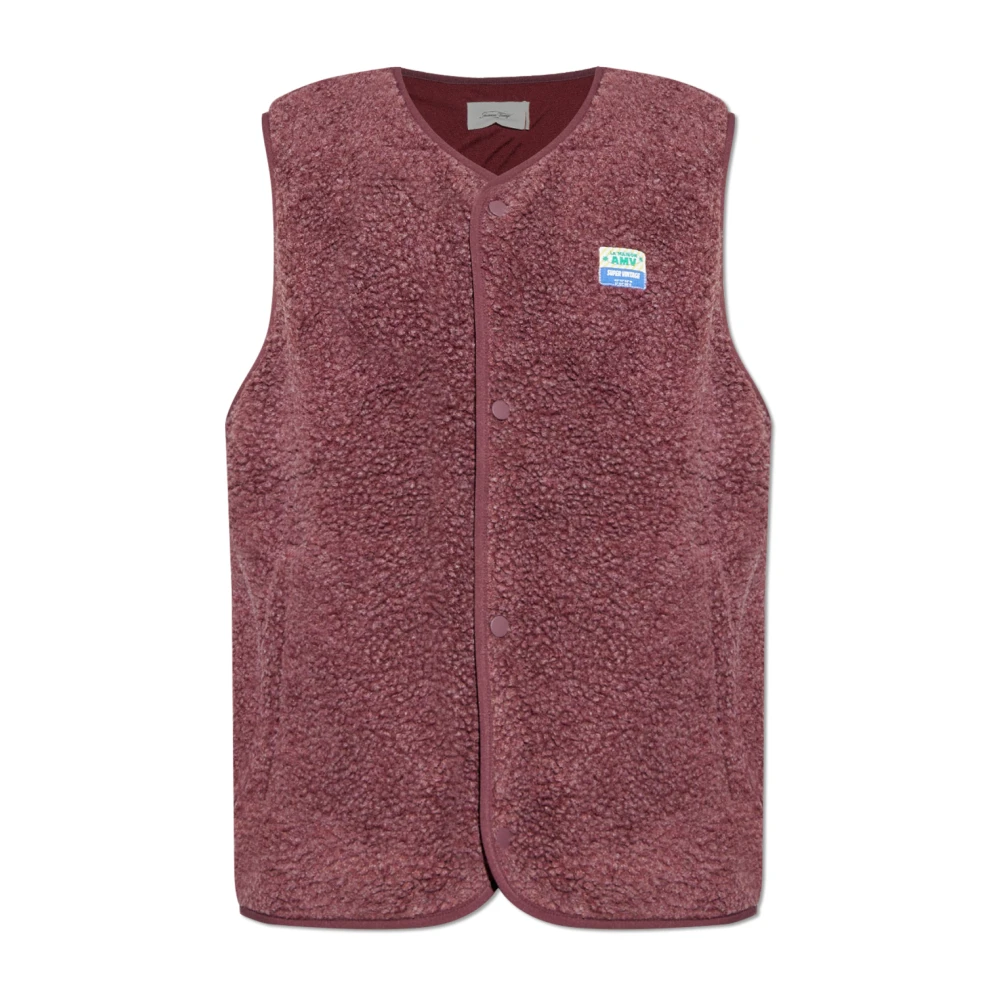 American Vintage Herren Rot Jacken, Mgröße: