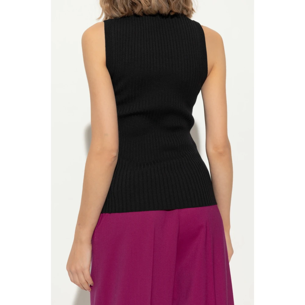 Dolce & Gabbana Turtleneck Vest Black Dames