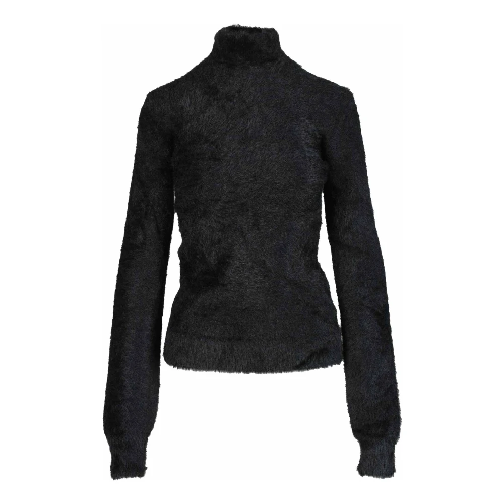 MeiMeiJ Stijlvolle Nylon Top Black Dames