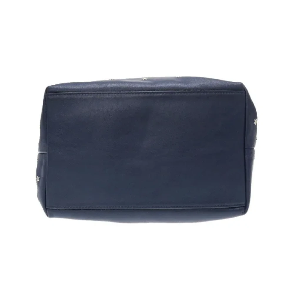 Jimmy Choo Pre-owned Leather handbags Blue Dames