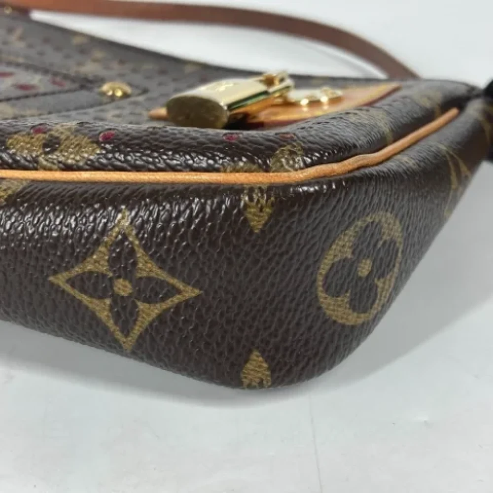 Louis Vuitton Vintage Pre-owned Canvas clutches Brown Dames