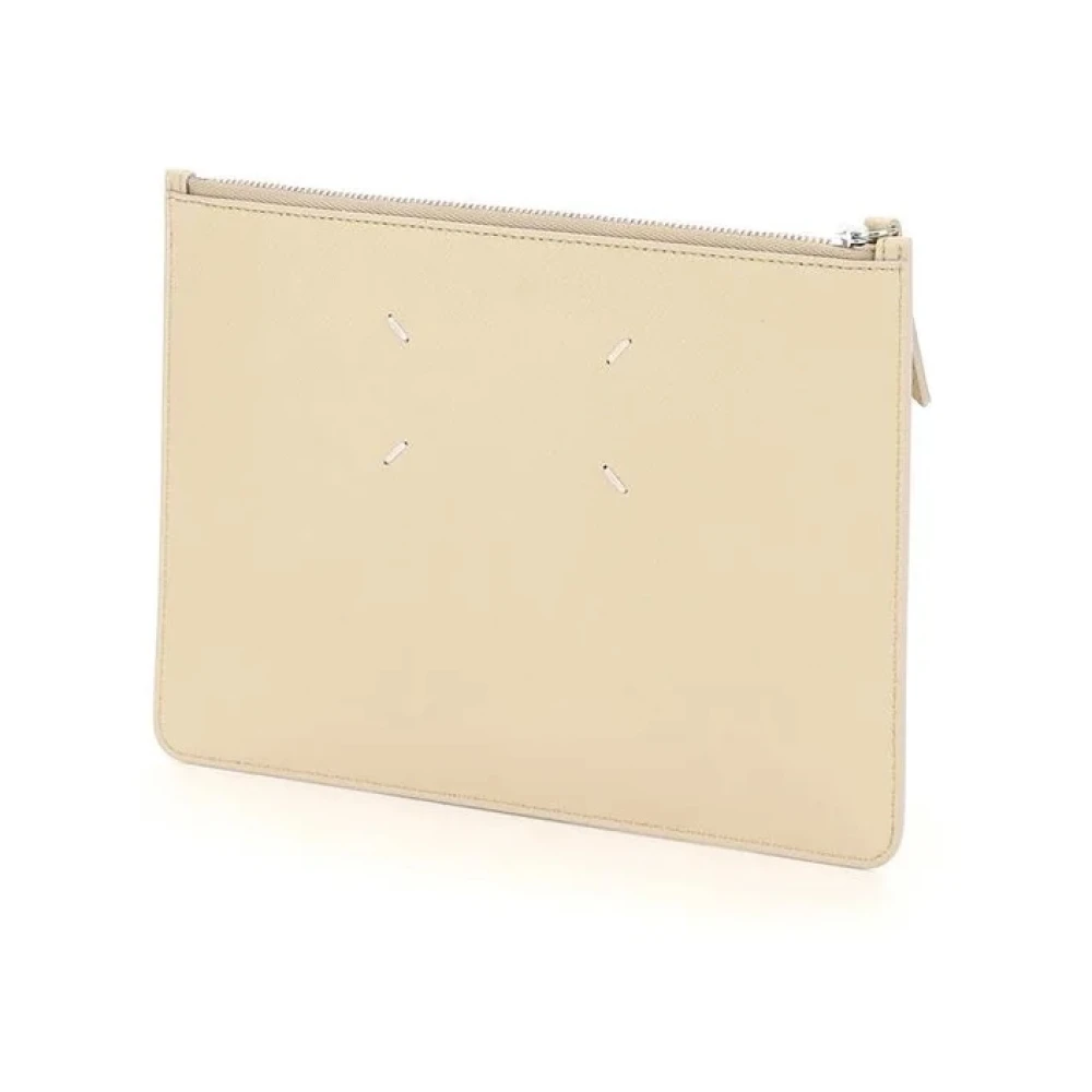 Maison Margiela Kleine Pouch Tas Beige Heren