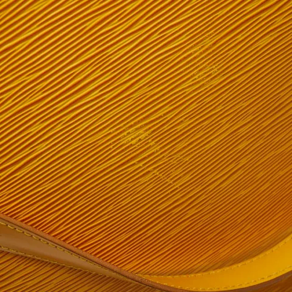 Louis Vuitton Vintage Pre-owned Leather handbags Yellow Dames