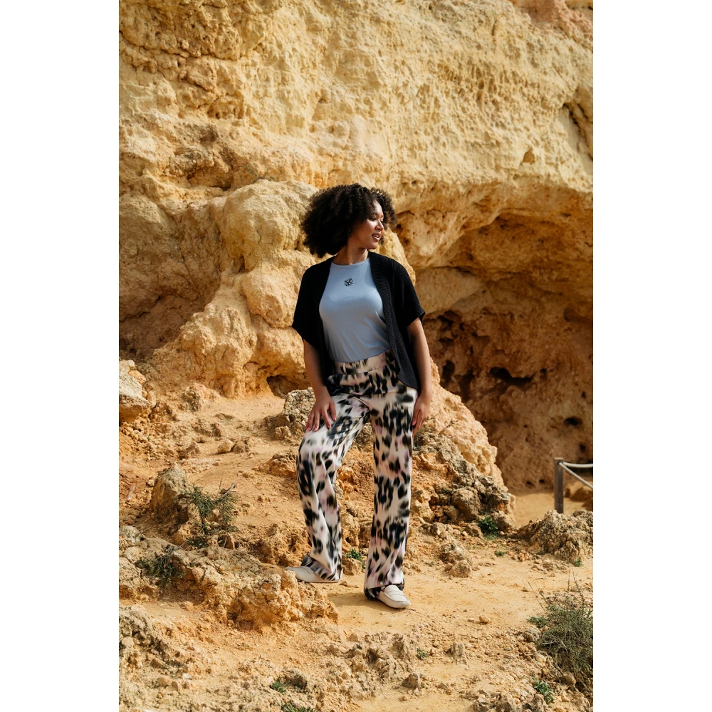 &Co Woman Wijde Broek Zomerse Stijl Multicolor Dames