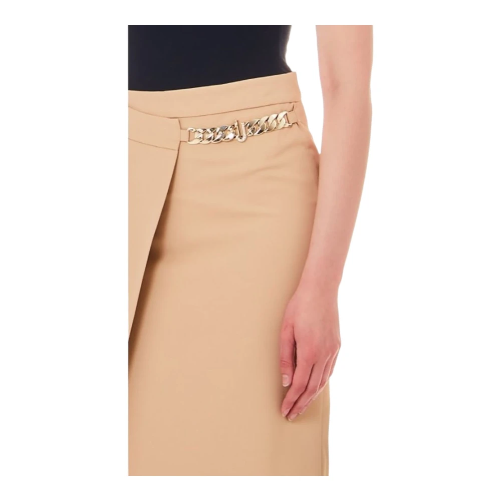 Liu Jo Korte Rok Trendy Mode Stijl Beige Dames
