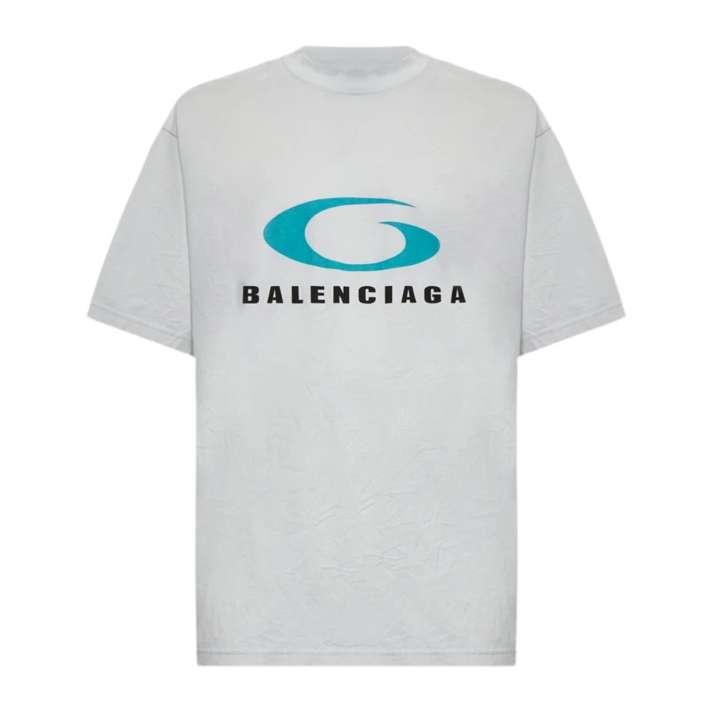 Balenciaga Vintage Sports Icon T-shirt Gray Heren