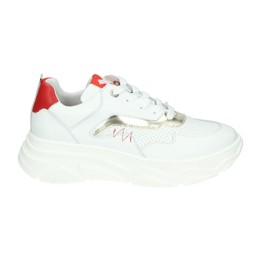 Rag Witte Leren Meisjesschoenen Dames Schoenen Beige