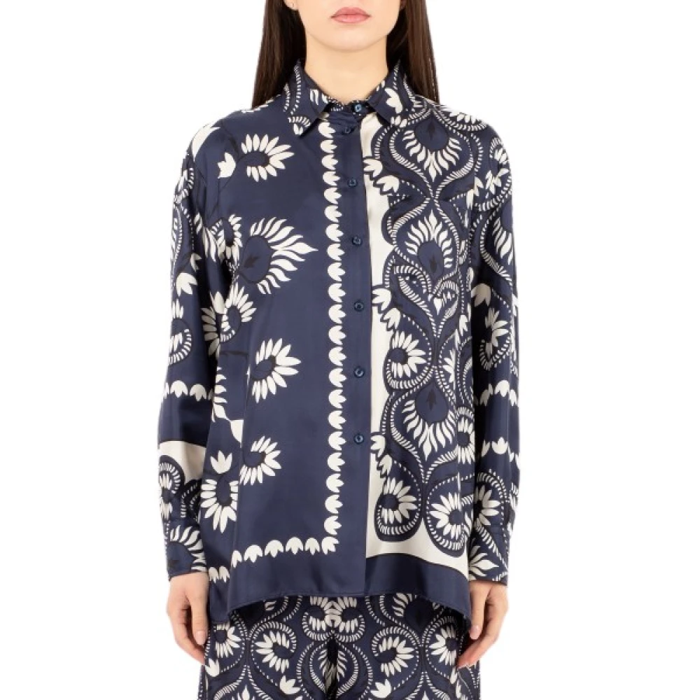 Weekend Max Mara Vrouw Blauw Overhemden Dames, Xl, Shirt