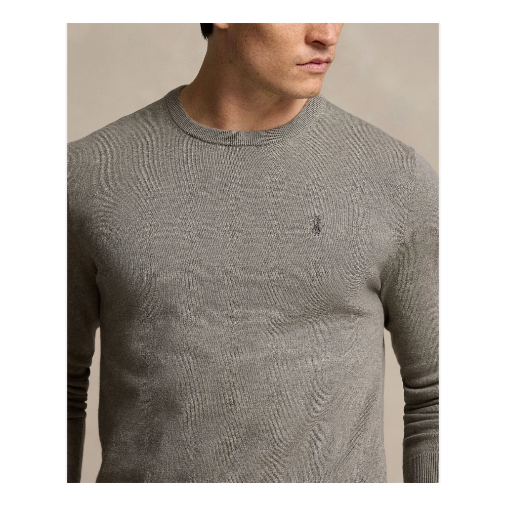 Ralph Lauren Rondgebreide trui Beige Heren