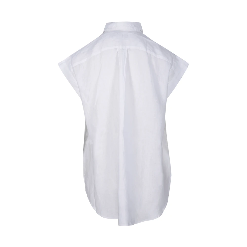 Ralph Lauren Knopen Voor Shirt White Dames