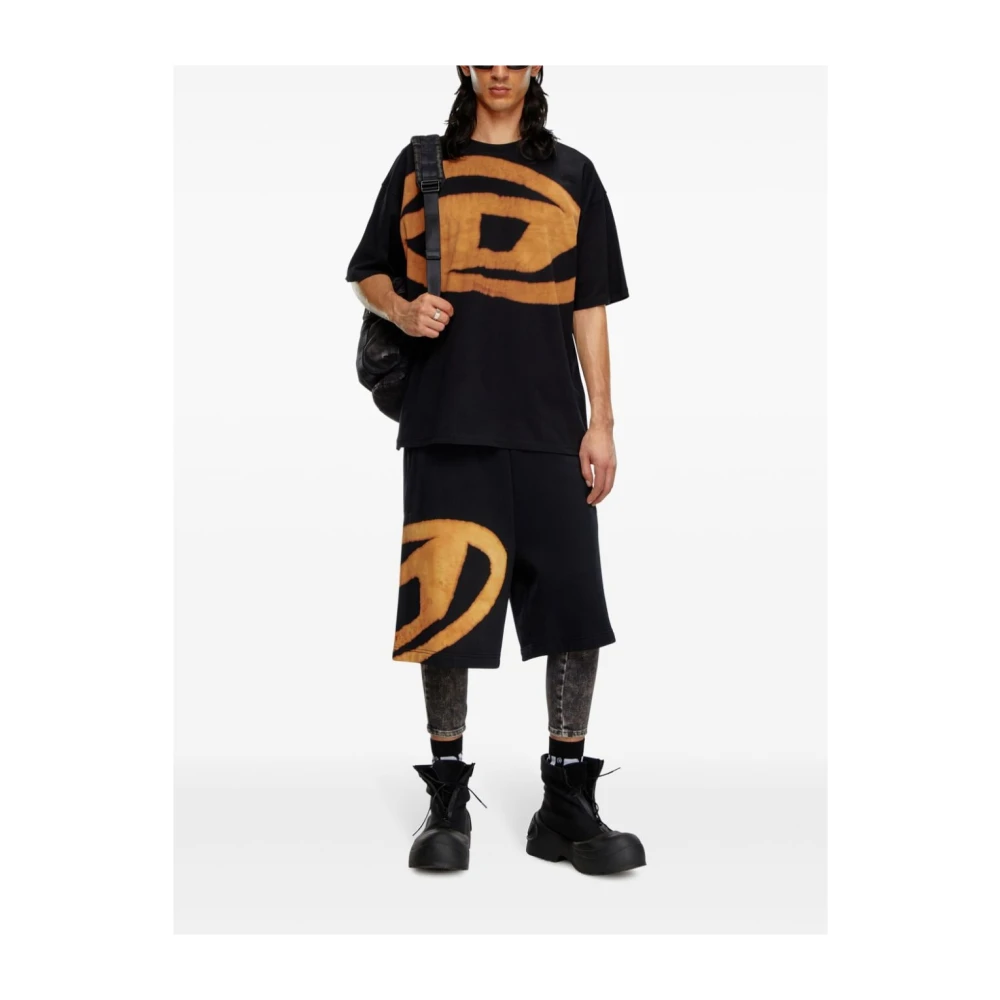 Diesel Stijlvolle T-shirts en Polos Black Heren