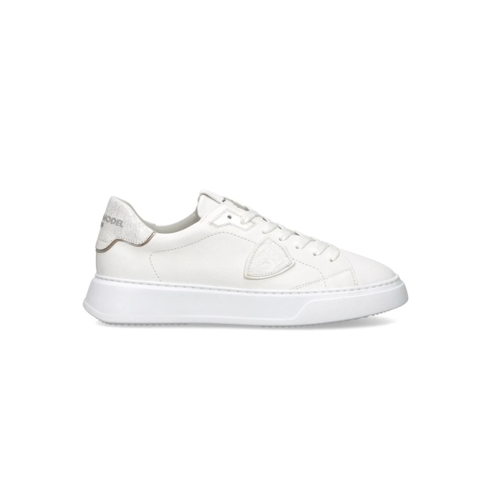 Philippe Model Women's White Sneakers, 8 Uk, Temple Sneaker