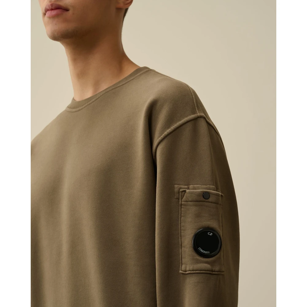 C.P. Company Beige Geborstelde Sweater Beige Heren