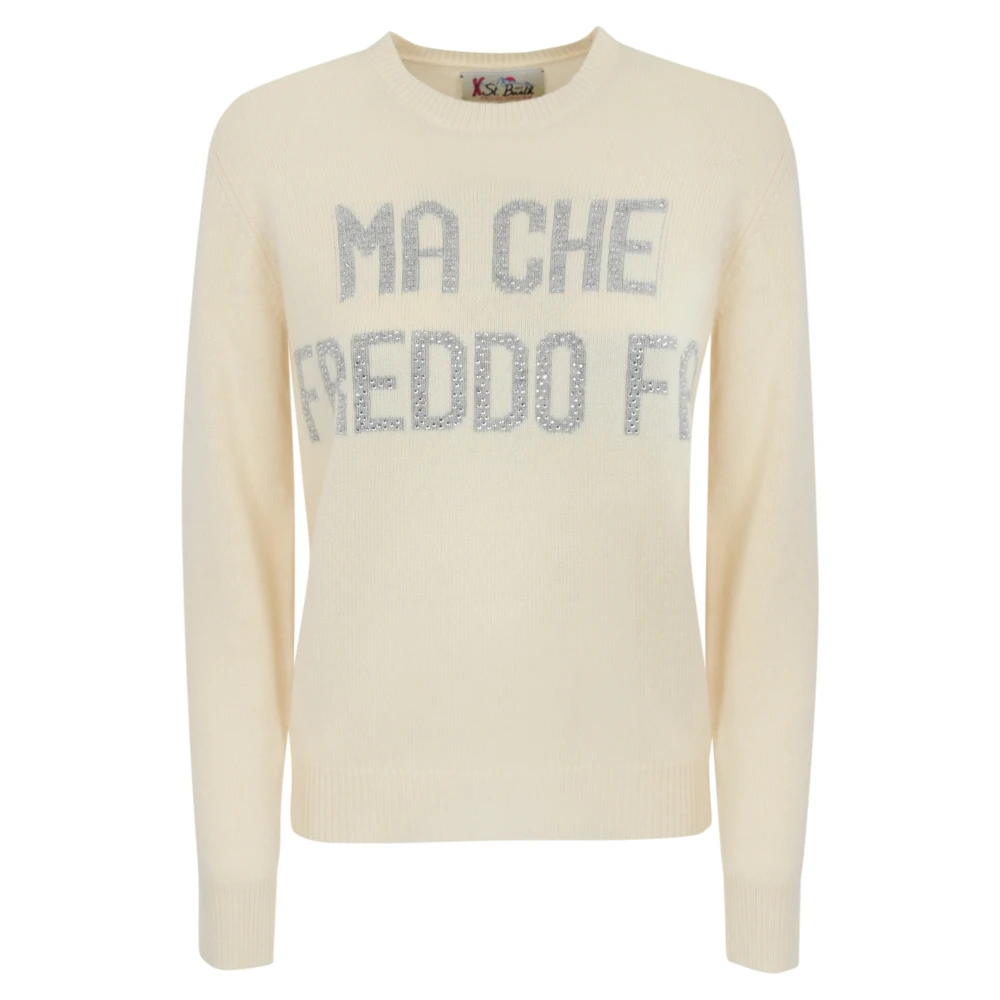 MC2 Saint Barth Witte Sweater Maglione White Dames