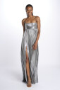 robe-plissee-argent-zinnia