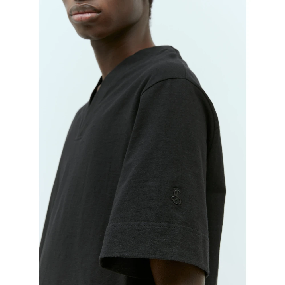 Jil Sander T-Shirts Black Heren
