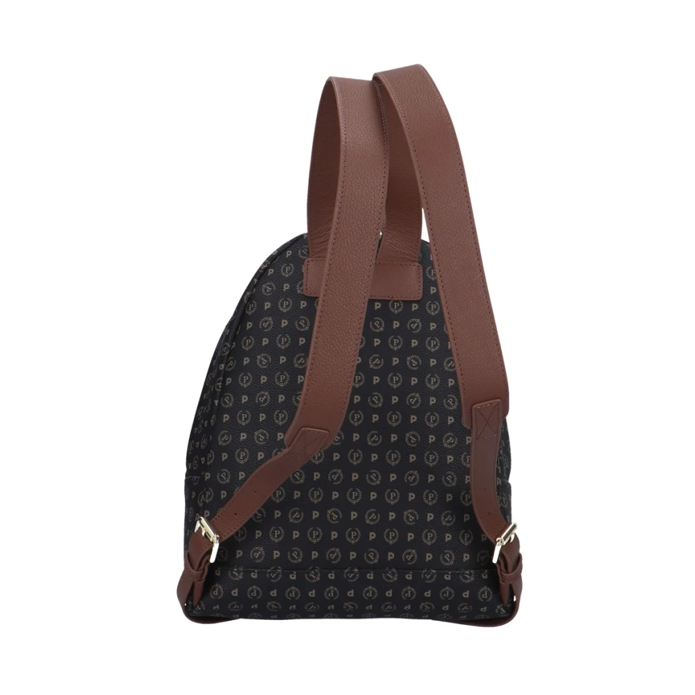 Pollini Heritage Rugzak met Ritssluiting Black Dames